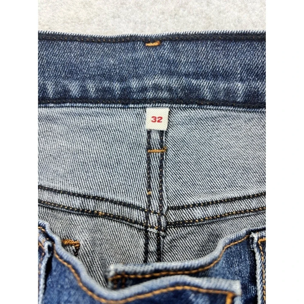 Levi Strauss Denim Skirt Women Size 32 Blue Snap Button Front Mini Skirt‎